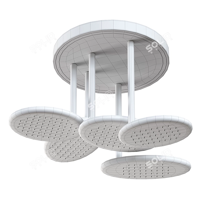 LED Ceiling Shower Moma Meteora 3D model image 5