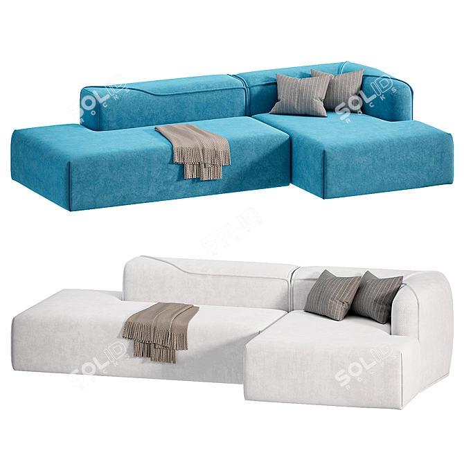  Contemporary Moroso Sofa 2017 3D model image 2