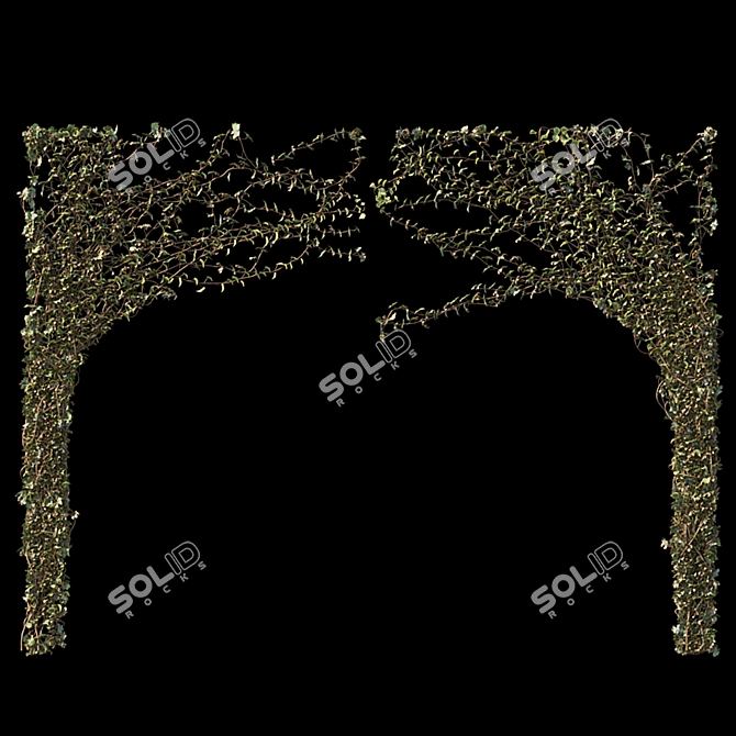 Ivy Arc Wall Mix Match 3D model image 3