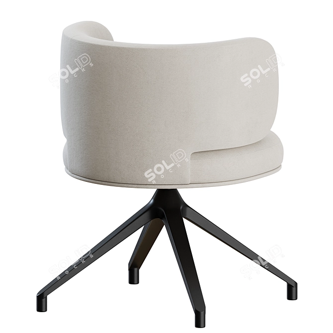 Gallotti&Radice Swivel Chair 3D Model 3D model image 7