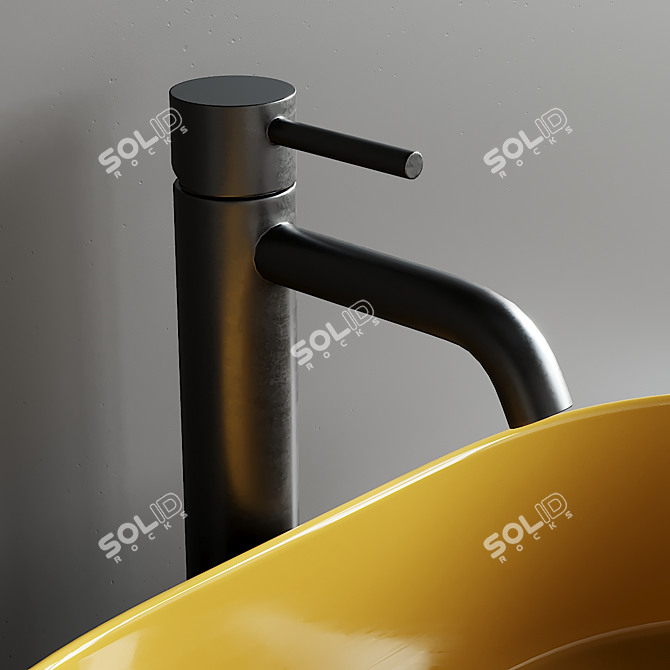 Cielo Theo Vanity Washbasin Set 3D model image 4