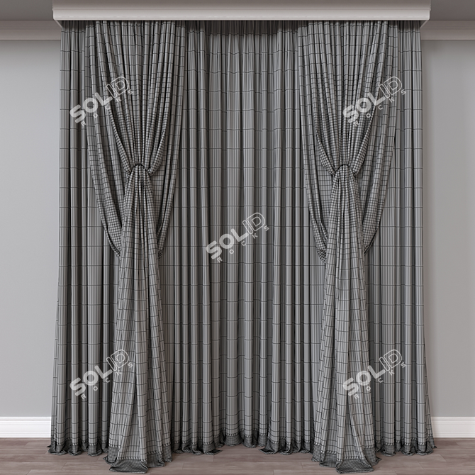 Versatile 3D Curtain, 177326 Polys 3D model image 4