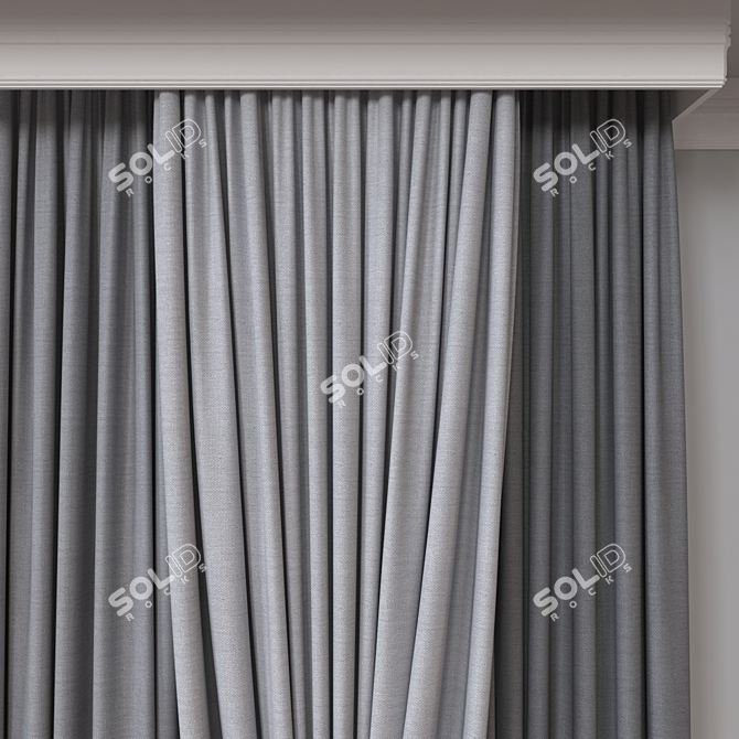  Curtain 753: 3D Model Plugin 3D model image 3