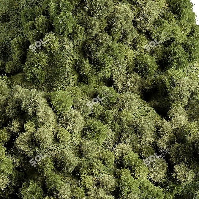 Nature's Embrace Ivy Stones 3D model image 2