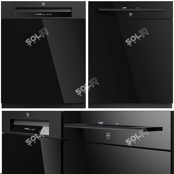 Title: V-ZUG AdoraDish V2000-V6000 Dishwasher 3D model image 1