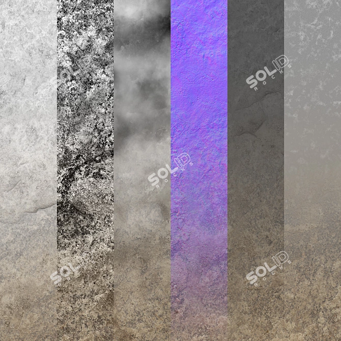 Seamless 4096 Textures Pack 3D model image 3