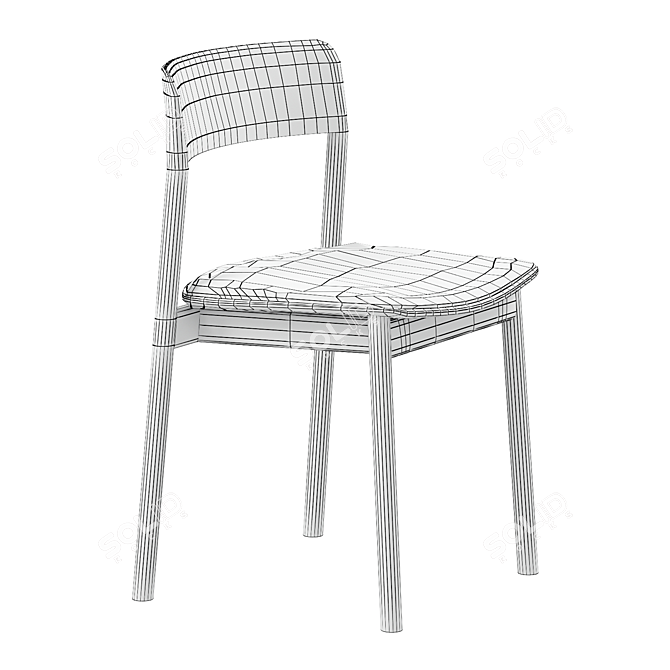 Foster + Partners Sidechair by Benchmark 3D model image 5