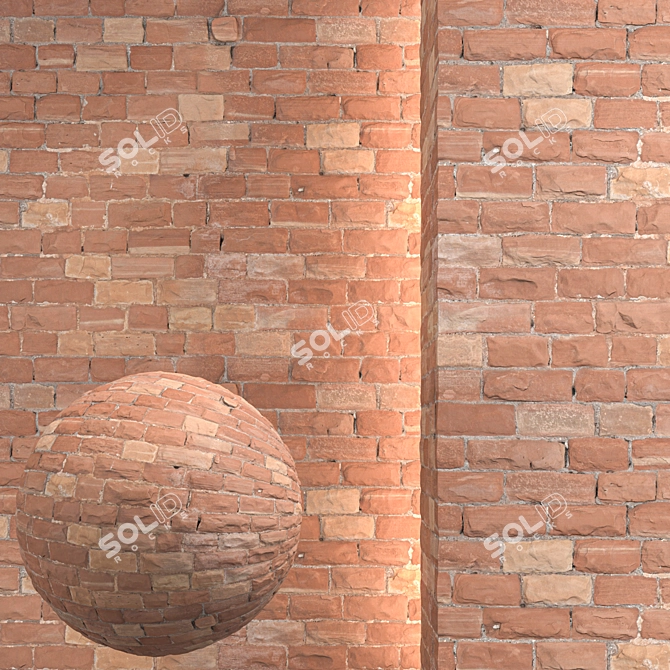 Seamless Brick Texture Pack 3D model image 1