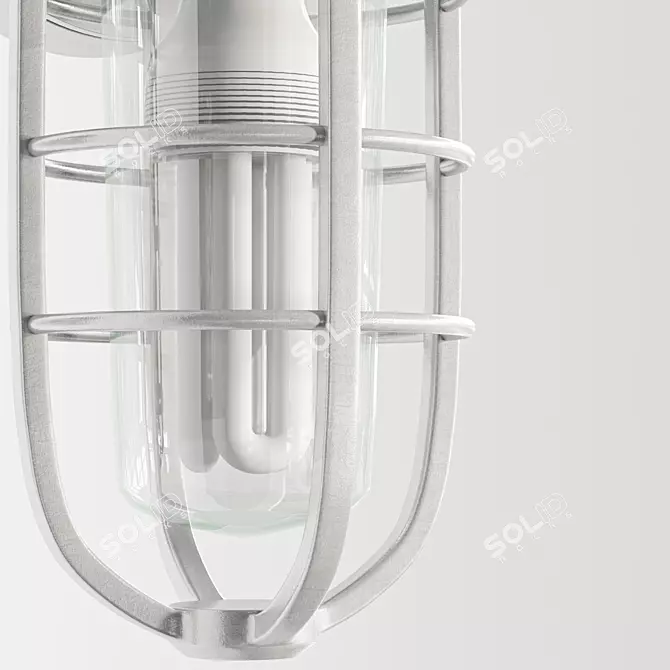 Soho Lighting Nickel Wall Light 3D model image 3