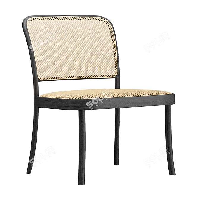 Designer Brown Chair Export FBX 3D model image 5