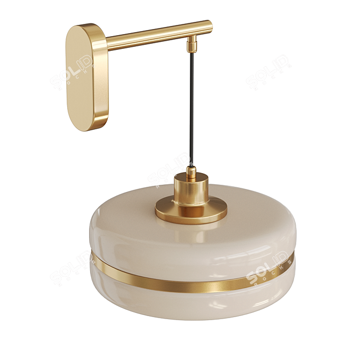 Bert Frank Masina Wall Light 3D model image 4