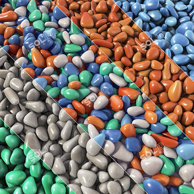 Polygon Vertex 3D Model Textures 3D model image 1