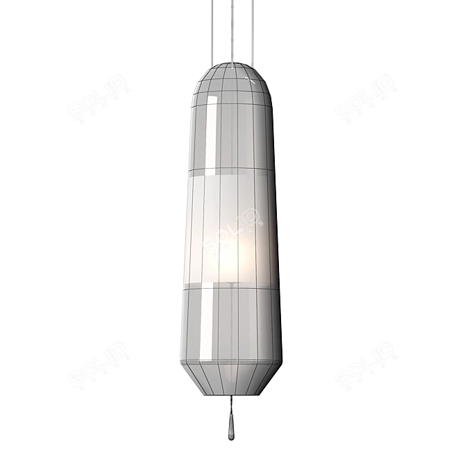 Elegant Drop OKY Pendant Light 3D model image 3