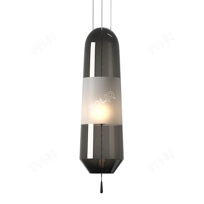 Elegant Drop OKY Pendant Light 3D model image 5