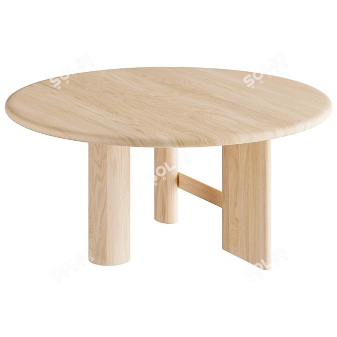 Modern Cassina SENGU Table 3D model image 2