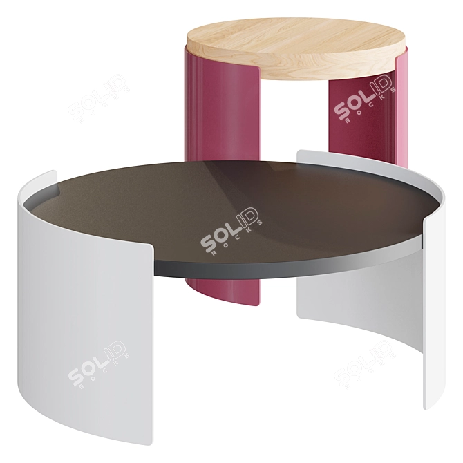 Modern Elegance Cassina Side Table 3D model image 2