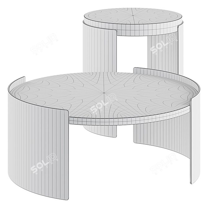 Modern Elegance Cassina Side Table 3D model image 3