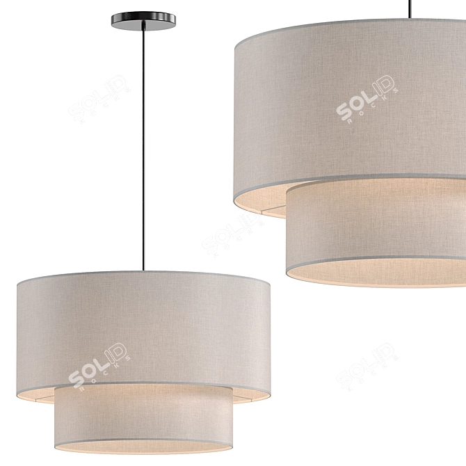  Meadow Duo Pendant Light 3D model image 1