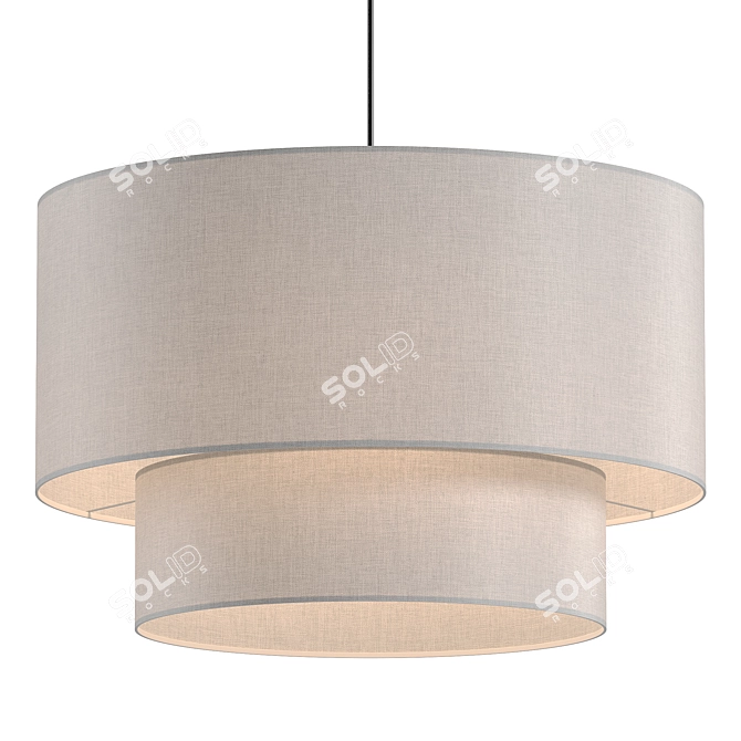 Meadow Duo Pendant Light 3D model image 2