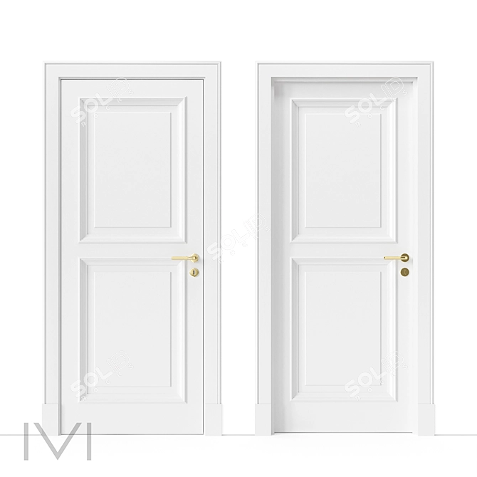 Vienna Interior Doors by VIVOMOBILI 3D model image 1