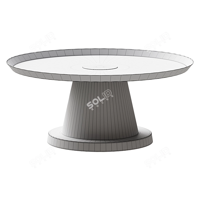 Sleek Coffee Table Design 3D model image 2