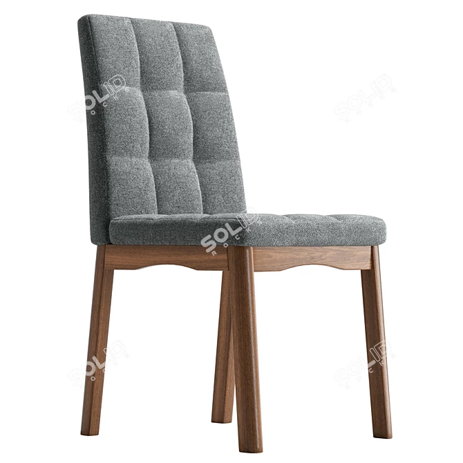 Modern Dining Chair Set 2 3D model image 4