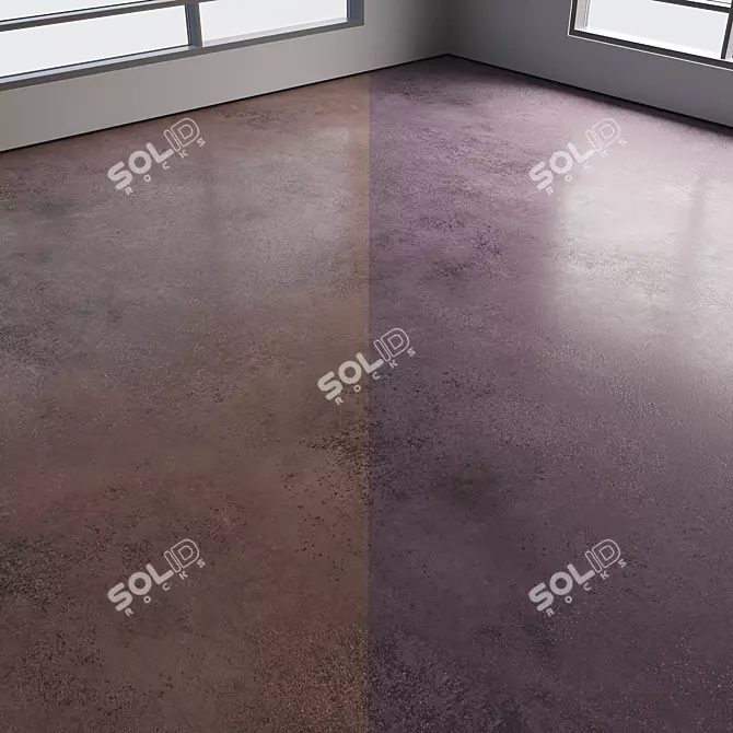 Colored Seamless Concrete Flooring 3D model image 4