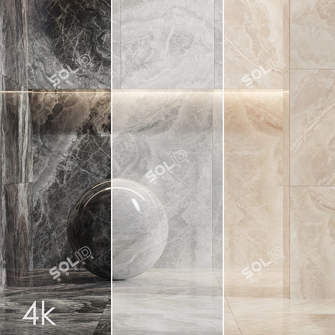 Cifre Ceramica 4k Marble Bundle 3D model image 2