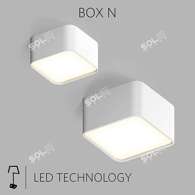 BOX N LED Lights Collection 3D model image 1