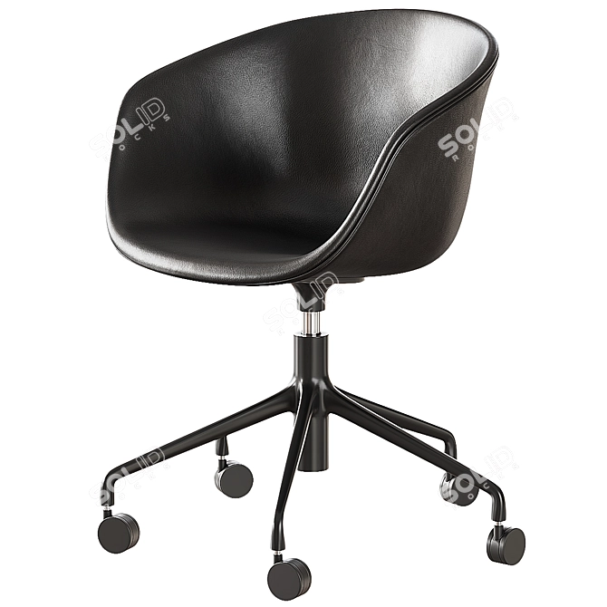 Modern Minimalist Hay Chair 3D model image 2