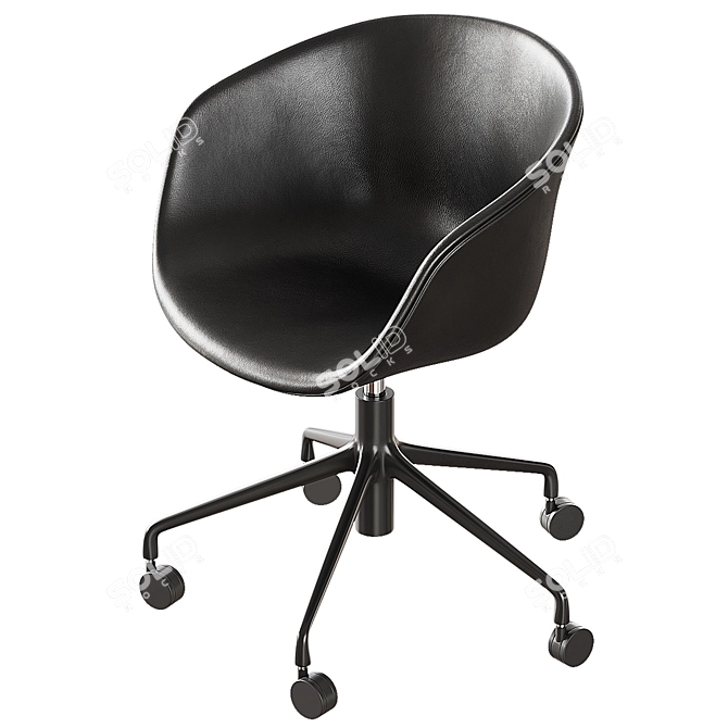 Modern Minimalist Hay Chair 3D model image 4