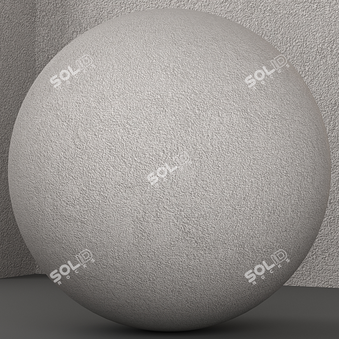 PBR Concrete Decor Materials 3D model image 3