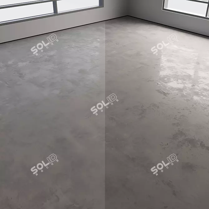 Customizable Polished Concrete Flooring 3D model image 5