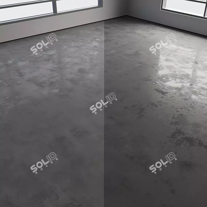 Customizable Polished Concrete Flooring 3D model image 6