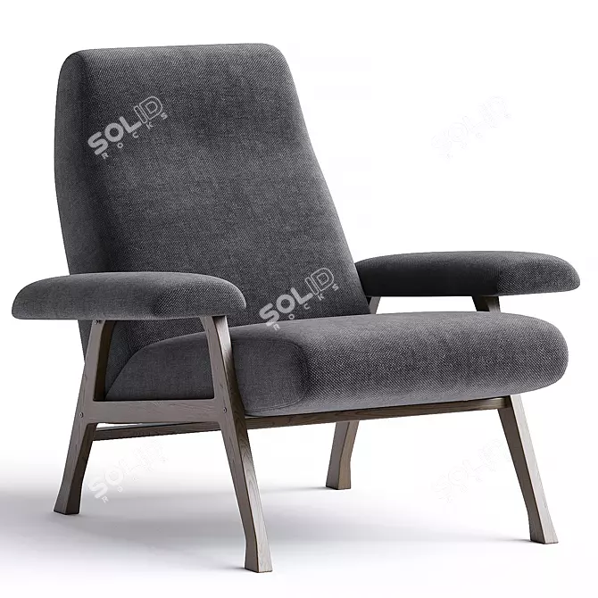 Modern Elegance: HALL Armchair Arflex 3D model image 2