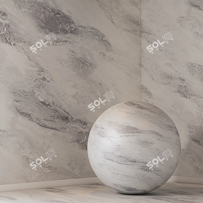 4K Seamless Stone Texture Set 3D model image 1