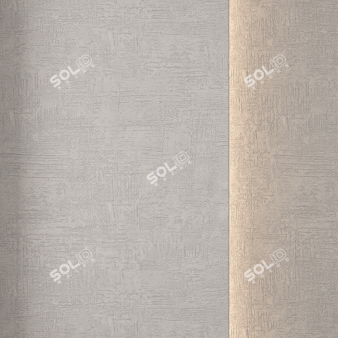 PBR Textured Concrete Panel Set 3D model image 1