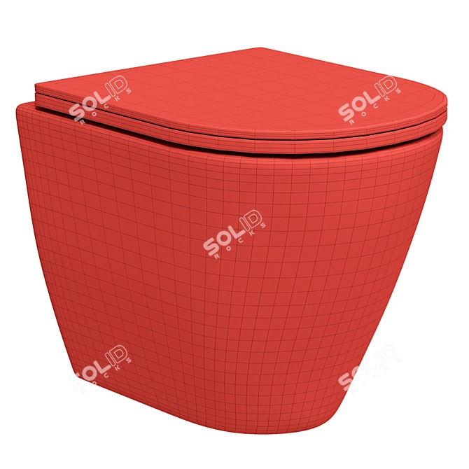 DIWO Wall-Hung Toilet 2014 3D model image 2