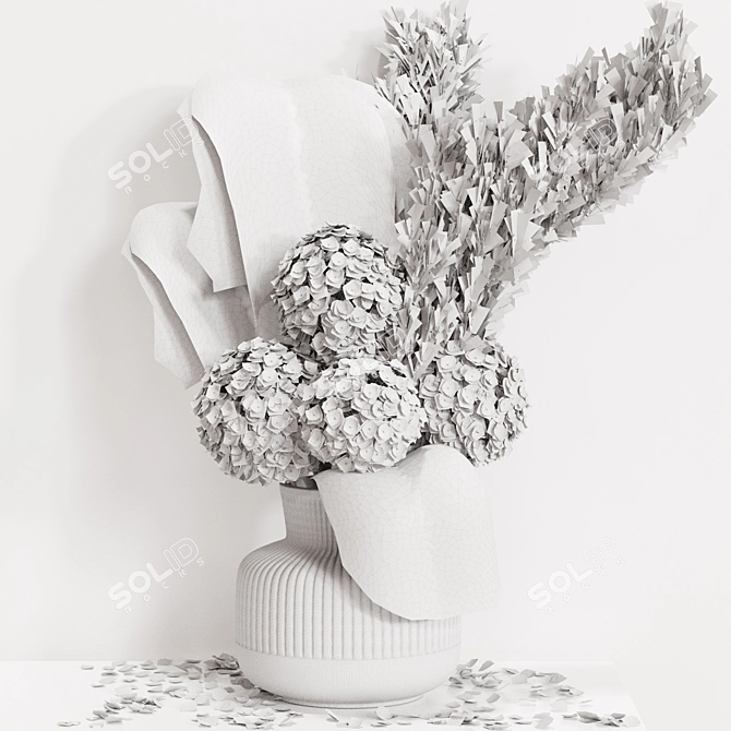 Greenery Bouquet 3D Model 2015 3D model image 6