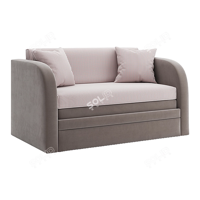 Convertible Sofa Bed Mini 3D model image 1