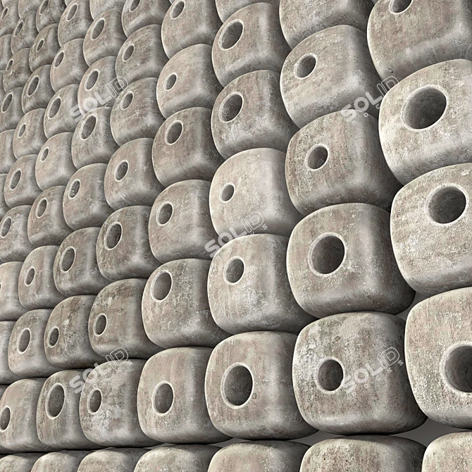 Polygon Stone Texture Pack 3D model image 4