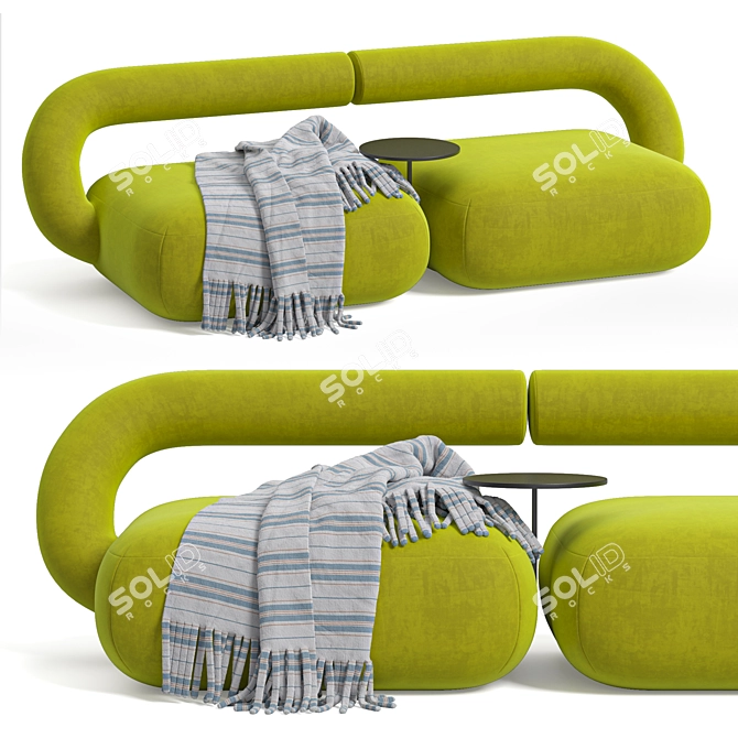 Modern Baya Sofa Model Collection 3D model image 3