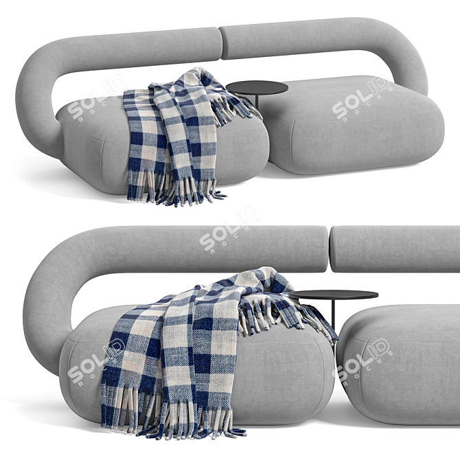 Modern Baya Sofa Model Collection 3D model image 5