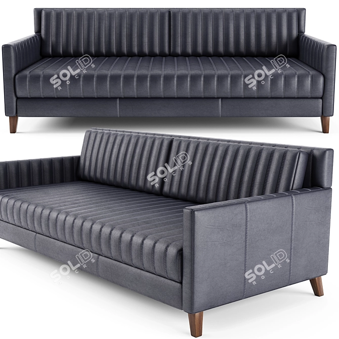 Elegant Bristol Sofa in Millimeters 3D model image 2