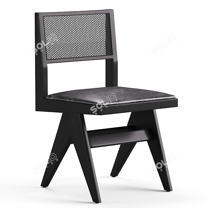  Modern Henley Chair: 3D Model 3D model image 1