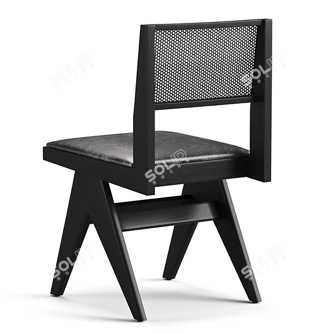 Modern Henley Chair: 3D Model 3D model image 2