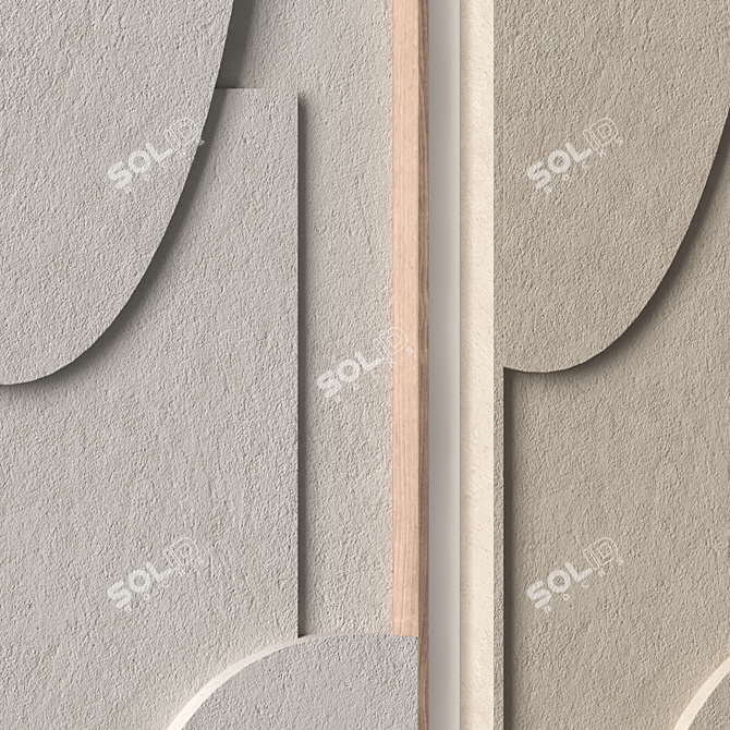 Stone Relief Artwork by INTERIOR VANMIES 3D model image 2