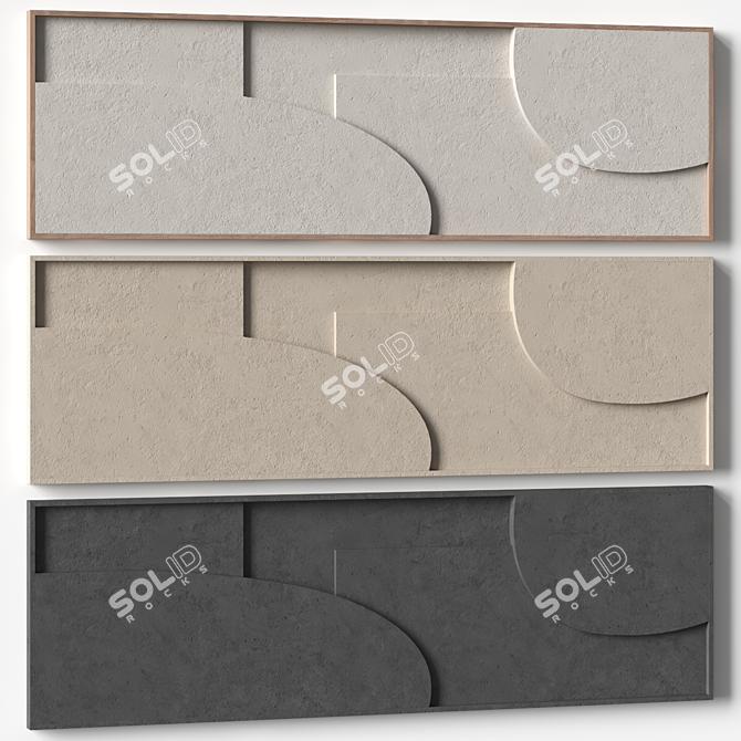 Stone Relief Artwork by INTERIOR VANMIES 3D model image 4