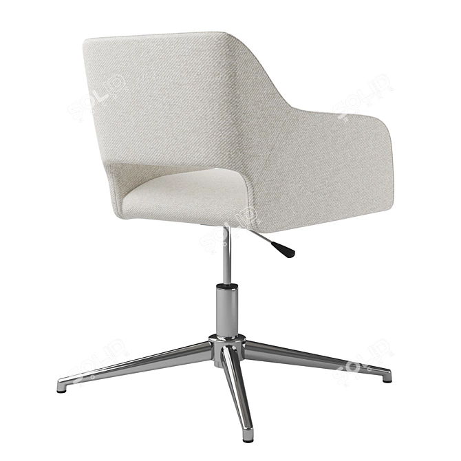 Designer Office Chair Esma Contemporary 3D model image 5