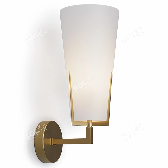 Modern Subra Wall Sconce 3D model image 2